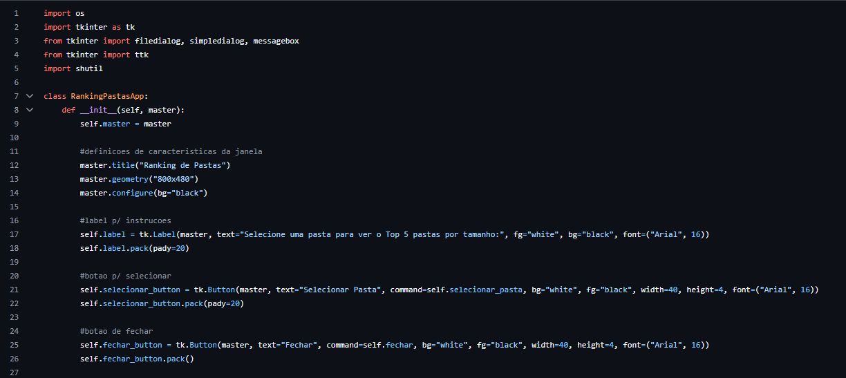 Imagem do Projeto Limpador de Pastas